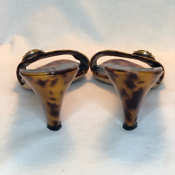 Ladies Kitten Heeled Mules - Picture 4 of 5